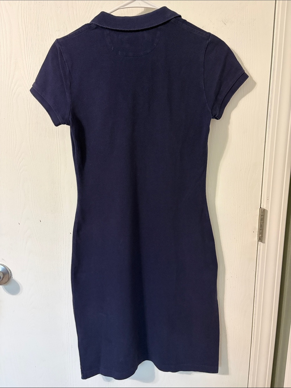 Ralph Lauren Sport Navy Embroidered Rugby Patch Polo Dress Size XS Y2K Vintage - Picture 5 of 5